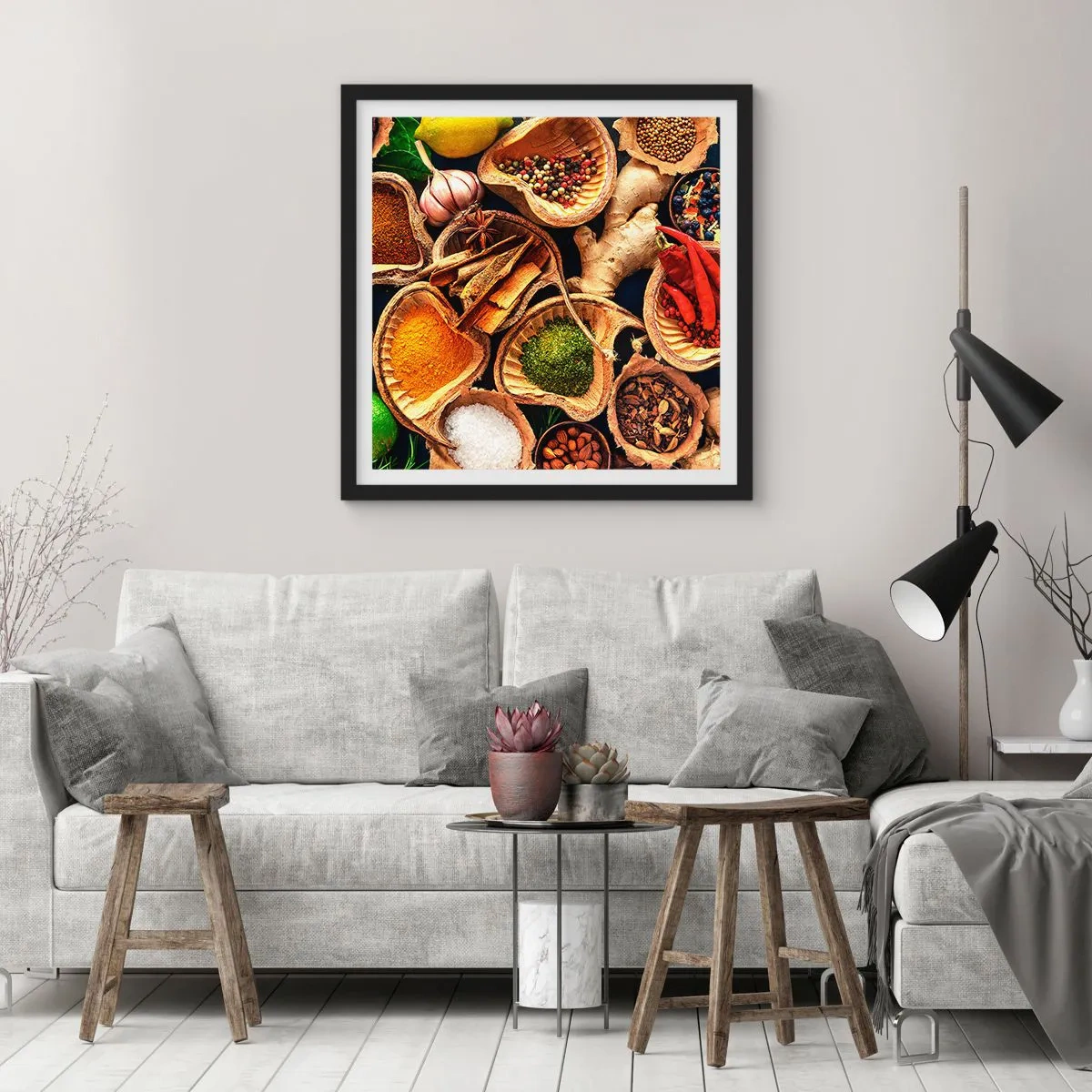 Poster in cornice nera - Prendi quello che vuoi - 30x30 cm