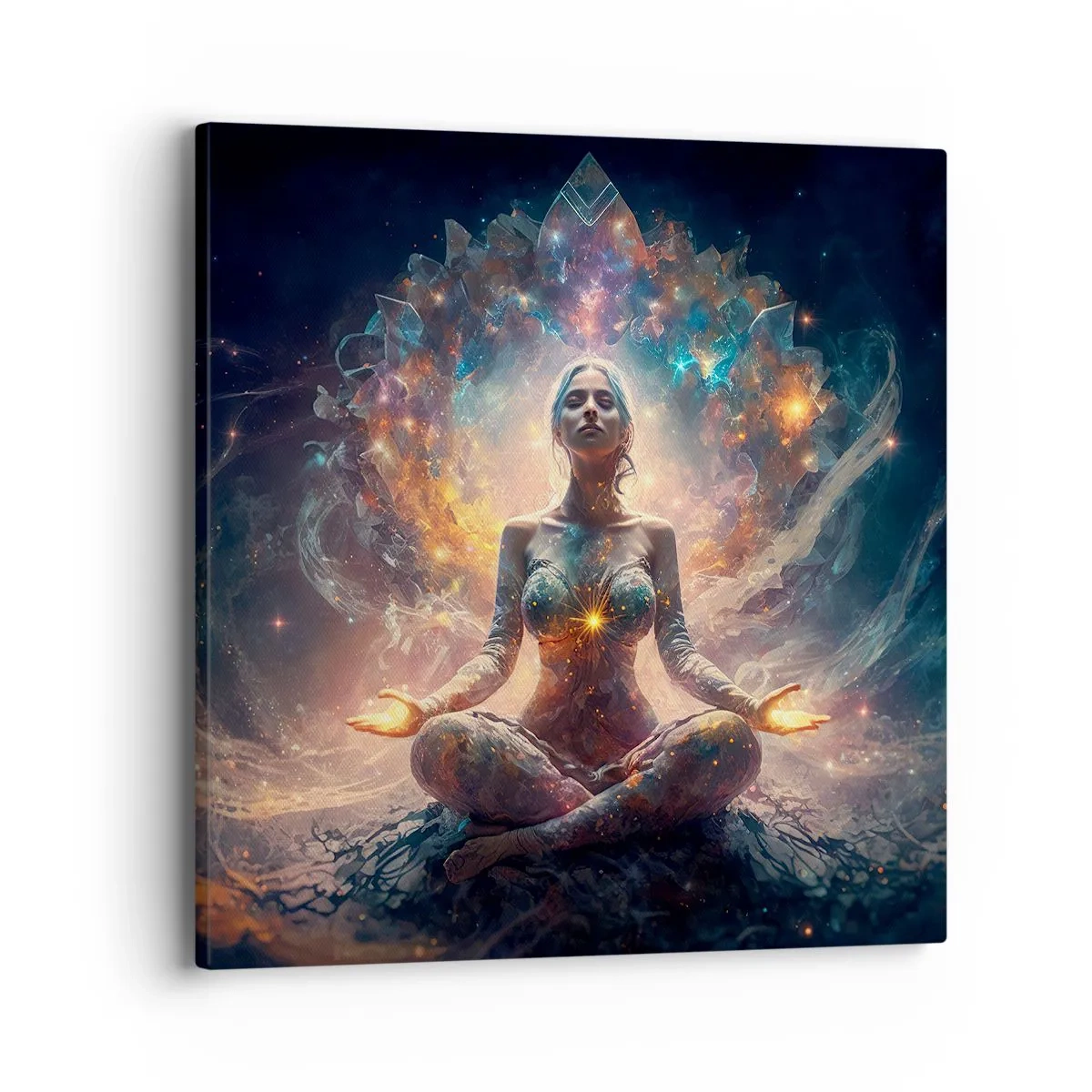 Quadro su tela - Stampe su Tela - Un flusso di energia buona - 40x40 cm