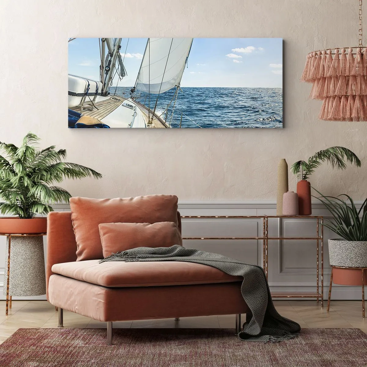 Quadro su tela - Stampe su Tela - Benvenuta avventura - 100x40 cm