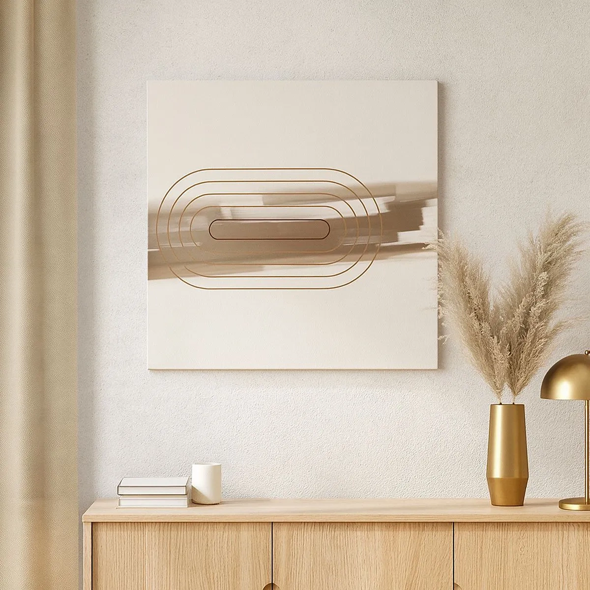 Quadro su tela - Stampe su Tela - Un soffio di grigio - 30x30 cm