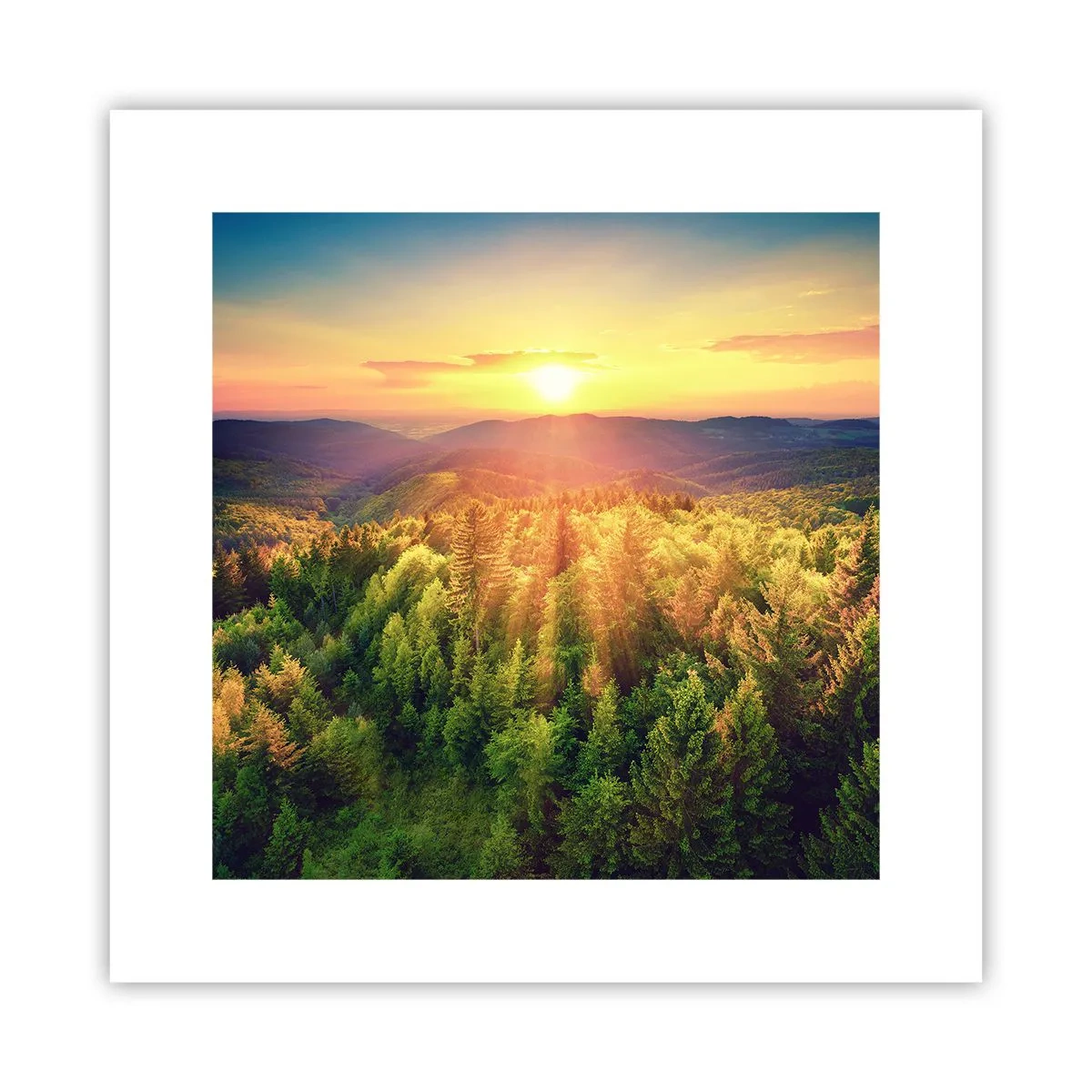 Poster - Vette e cime - 30x30 cm