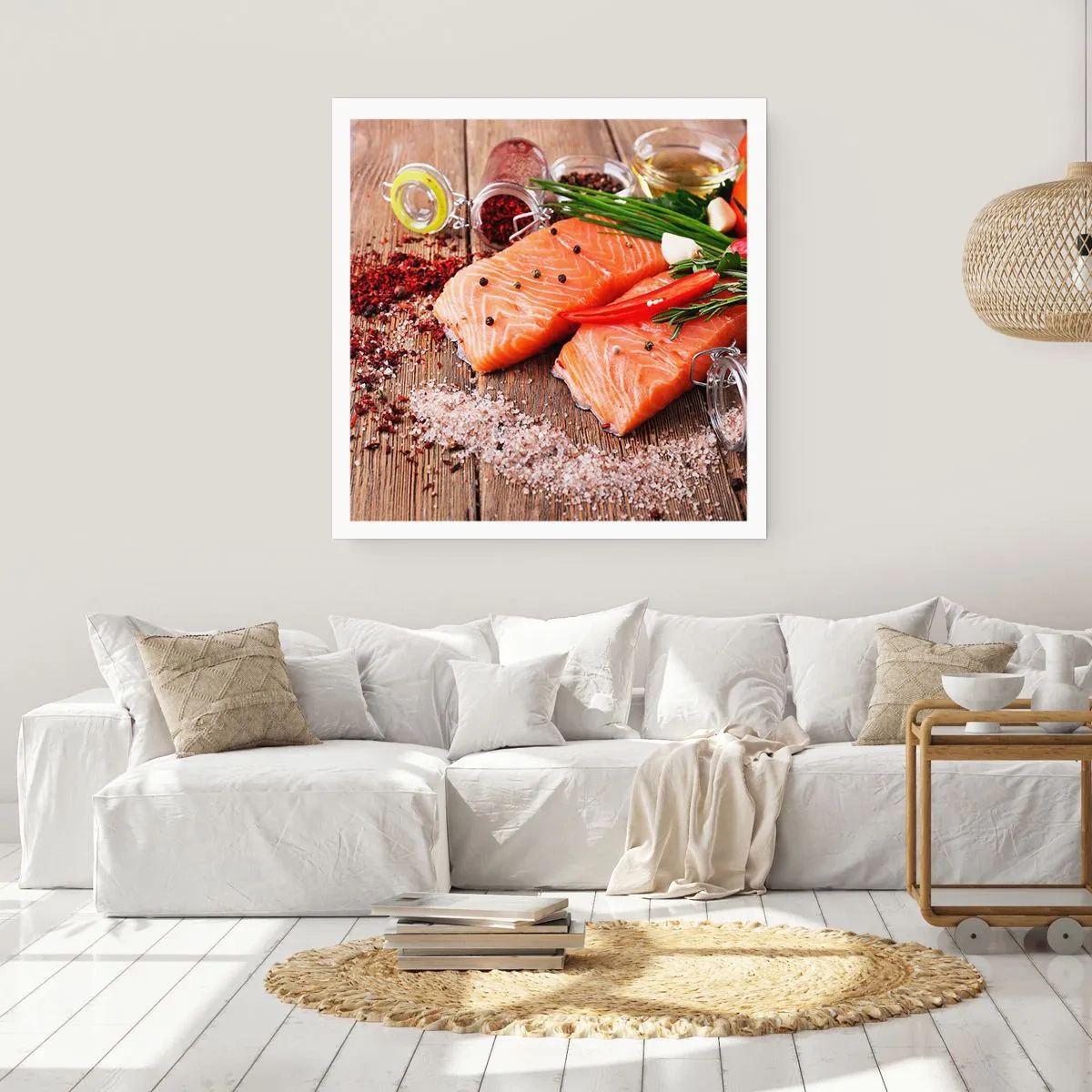 Poster - Avventura norvegese in cucina - 60x60 cm