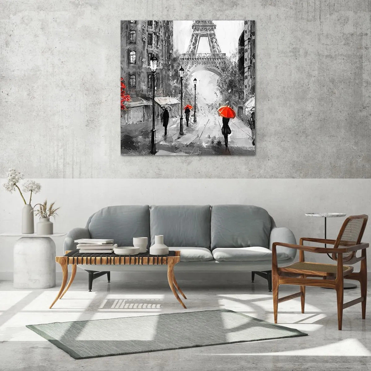 Quadro su vetro - Tutte le strade portano da lei - 30x30 cm