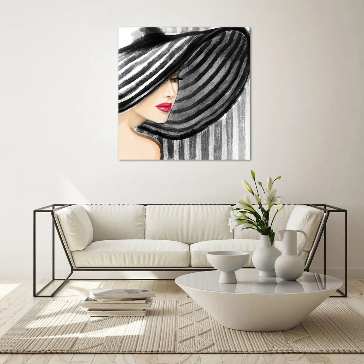 Quadro su vetro - Dove trovarti? - 30x30 cm