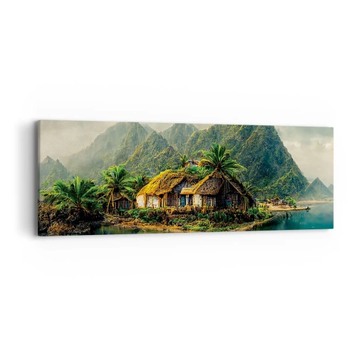 Quadro su tela - Stampe su Tela - Paradiso tropicale - 90x30 cm