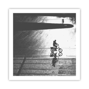 Poster - Avanti, attraverso la città - 60x60 cm