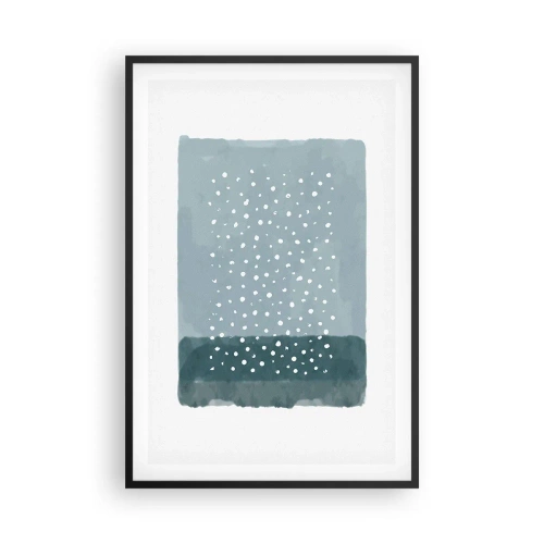 Poster in cornice nera - Spuntate nel blu - 61x91 cm