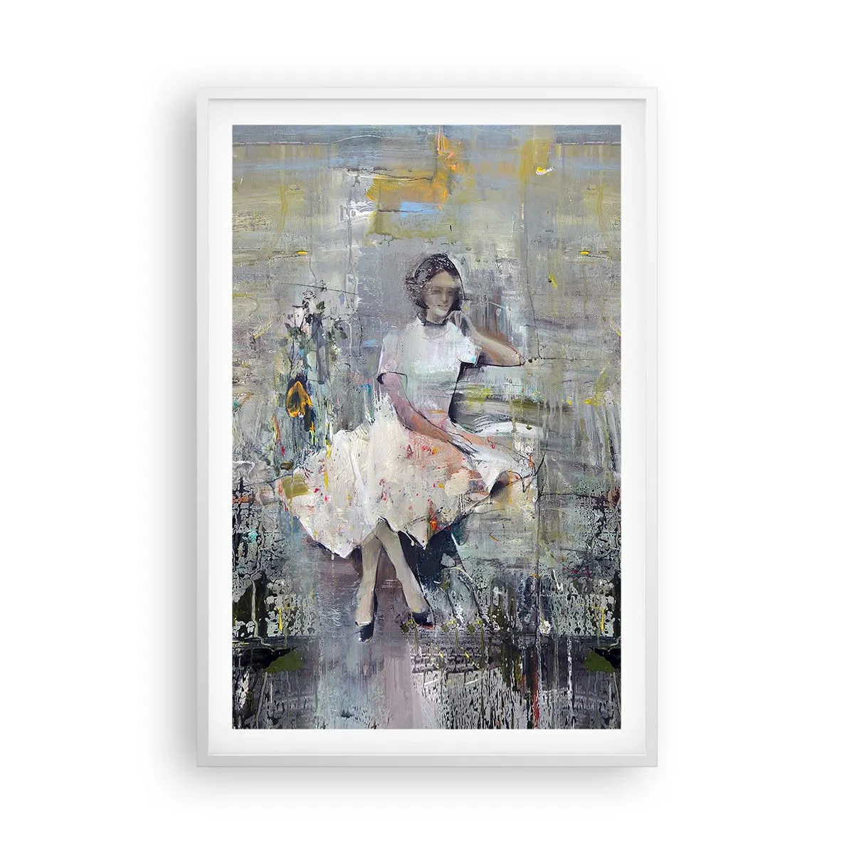 Poster in cornice bianca - Classica e moderna - 61x91 cm