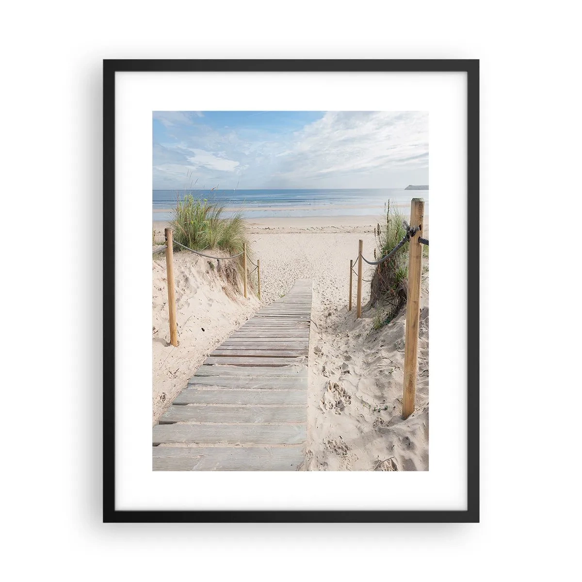 Poster in cornice nera - Fino all'orizzonte - 40x50 cm