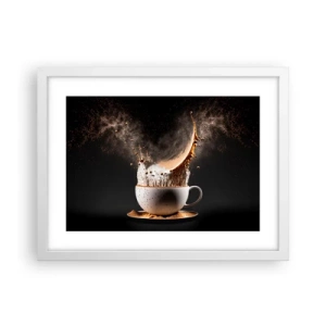 Poster in cornice bianca - Esplosione di sapore - 40x30 cm