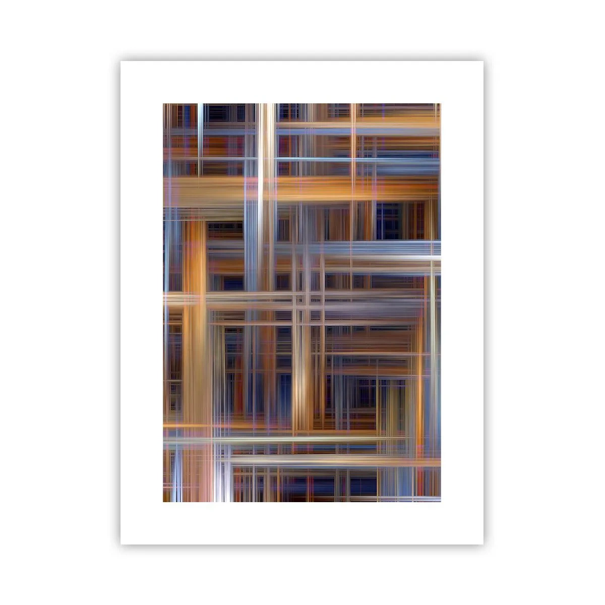 Poster - Tessute con la luce - 30x40 cm