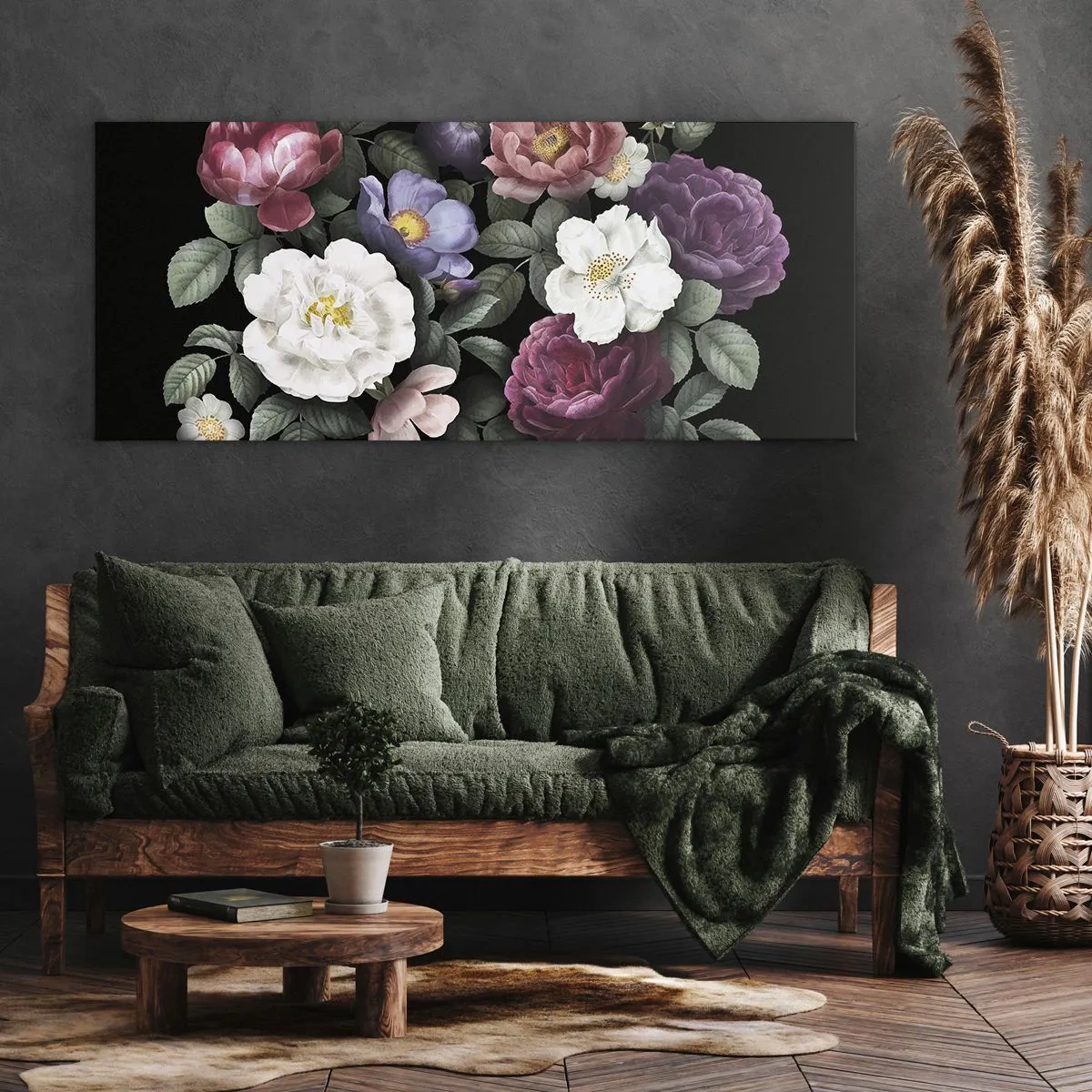 Quadro su tela - Stampe su Tela - Dal giardino inglese - 100x40 cm