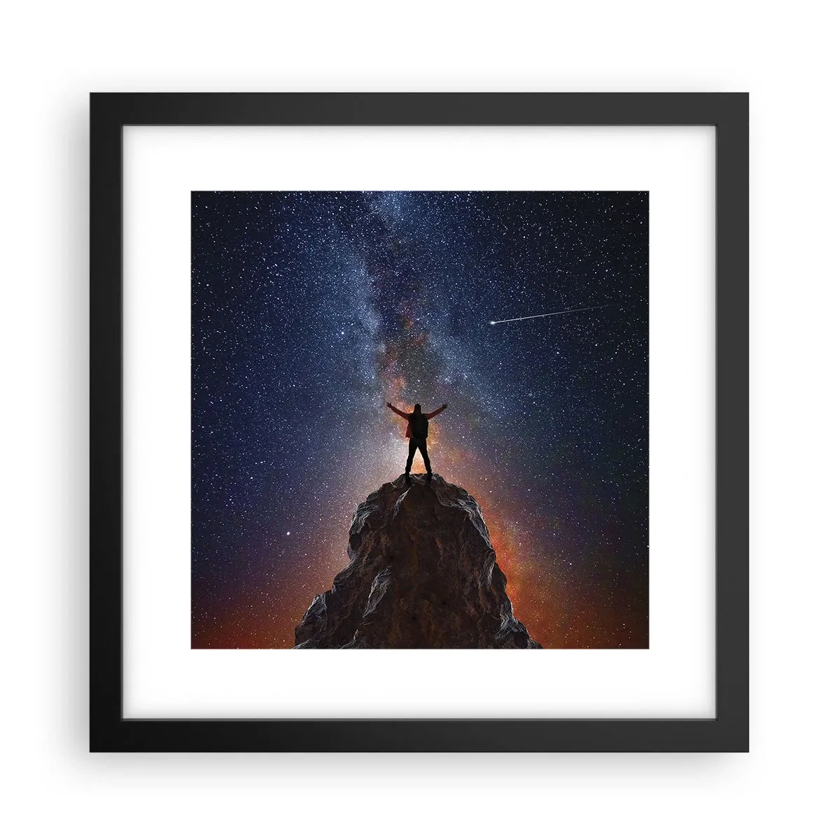 Poster in cornice nera - La forza è con me! - 30x30 cm