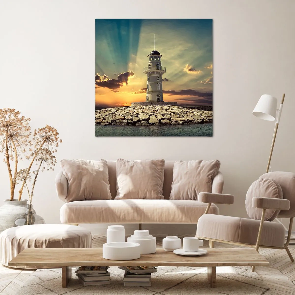 Quadro su tela - Stampe su Tela - Luce - Bontà - Bellezza - 40x40 cm