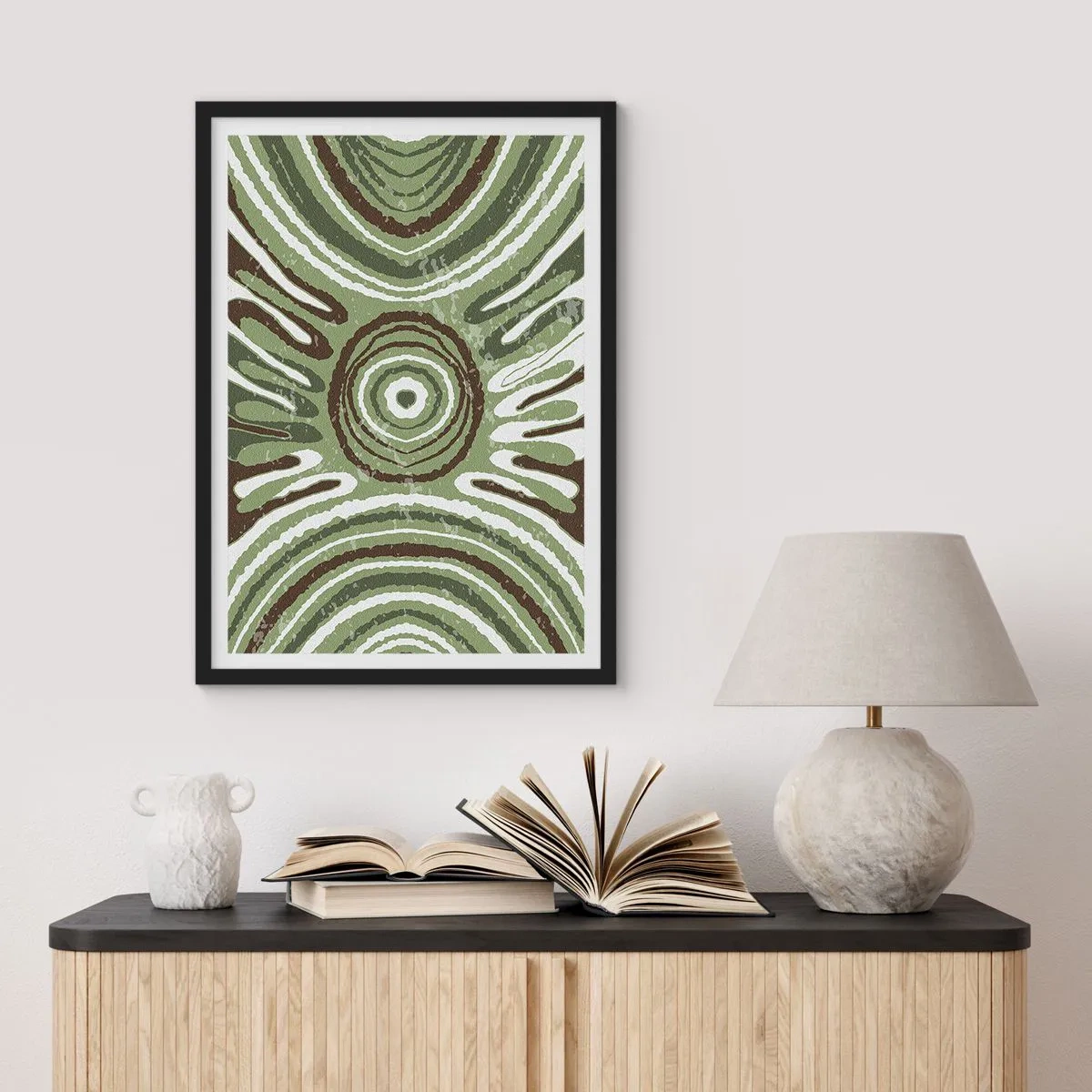 Poster in cornice nera - Esplosione di emozioni - 30x40 cm