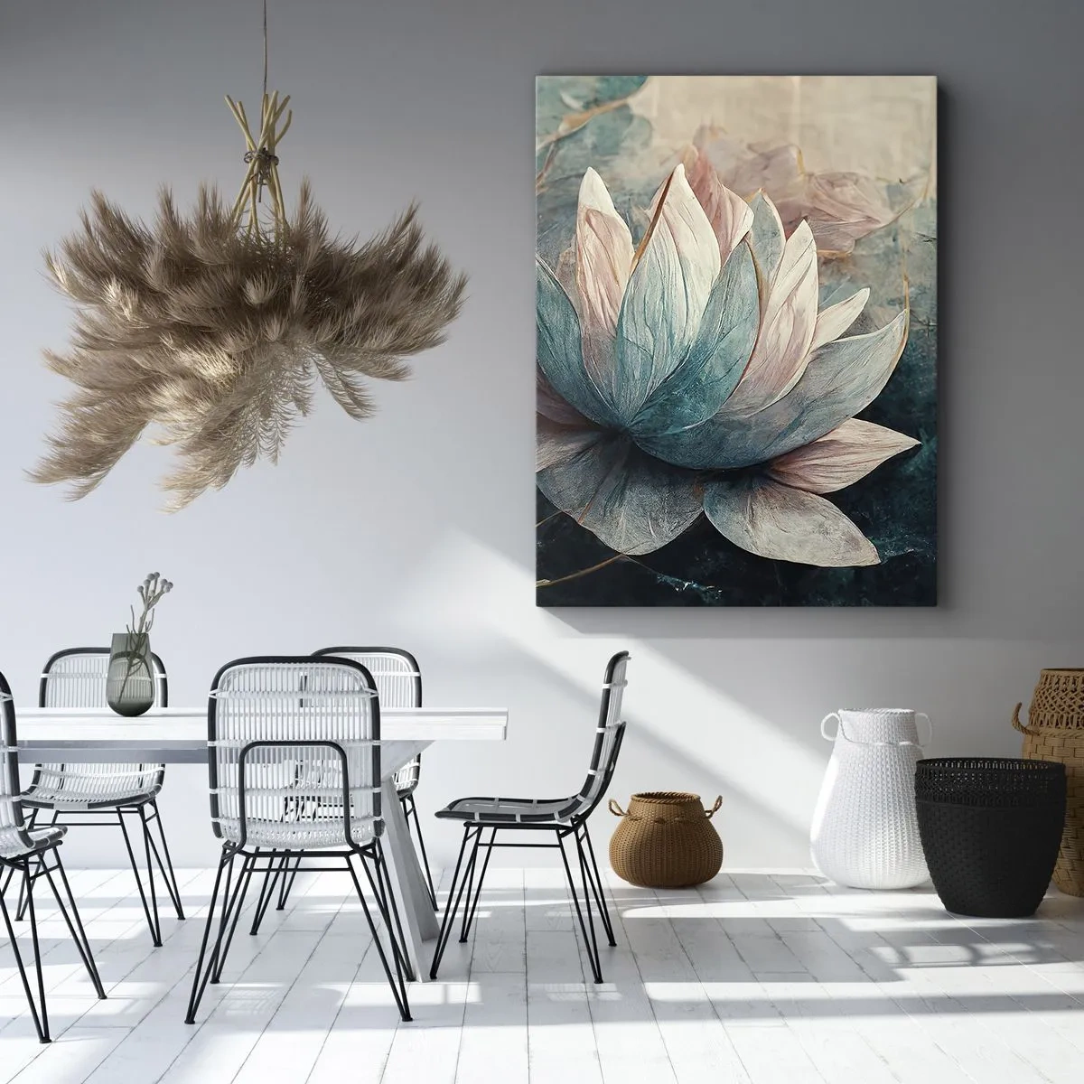 Quadro su tela - Stampe su Tela - Le stelle del lago - 45x80 cm