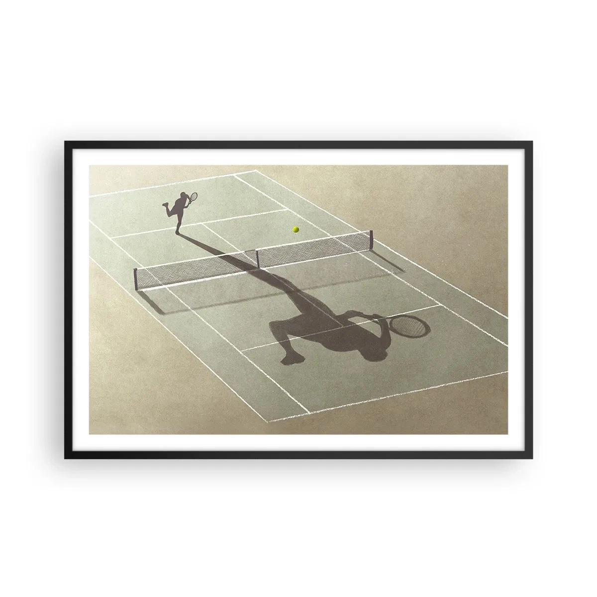 Poster in cornice nera - Sconfiggere se stesso - 91x61 cm