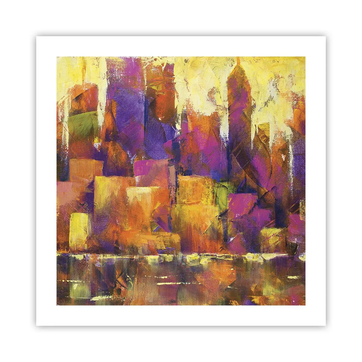 Poster - Composizione metropolitana - 50x50 cm