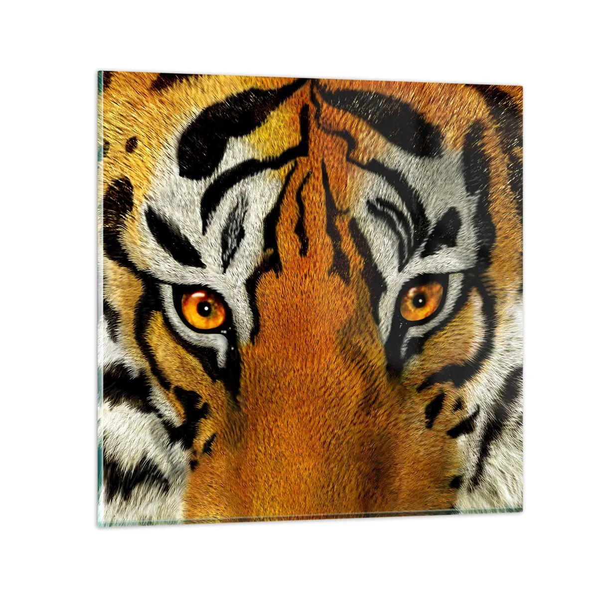 Quadro su vetro - Minacciosa e bella - 50x50 cm