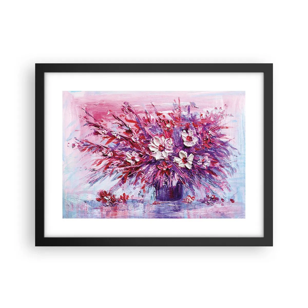 Poster in cornice nera - Innocenza e passione - 40x30 cm