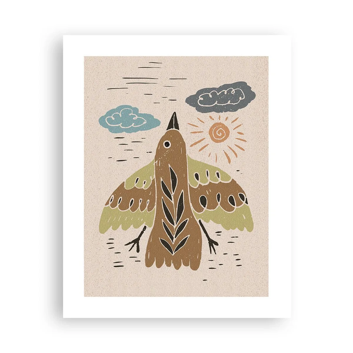 Poster - Volo gioioso - 40x50 cm