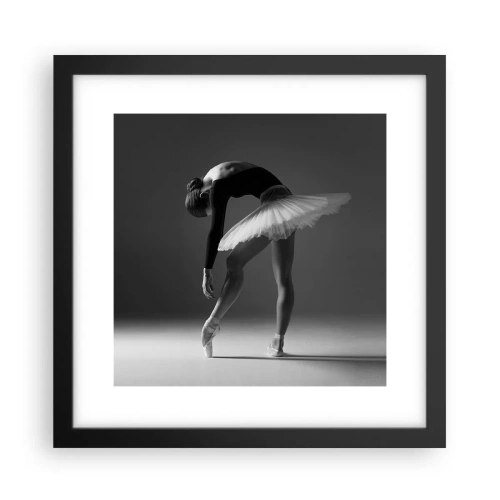 Poster in cornice nera - Bella ballerina - 30x30 cm