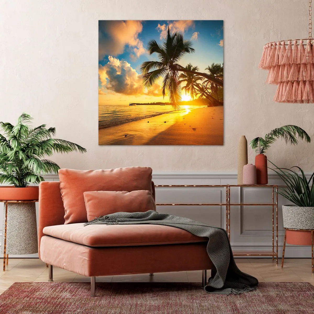 Quadro su tela - Stampe su Tela - Sogno dei Caraibi - 30x30 cm