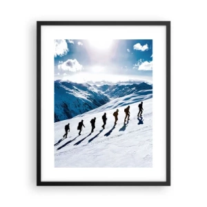 Poster in cornice nera - La squadra dei conquistatori - 40x50 cm