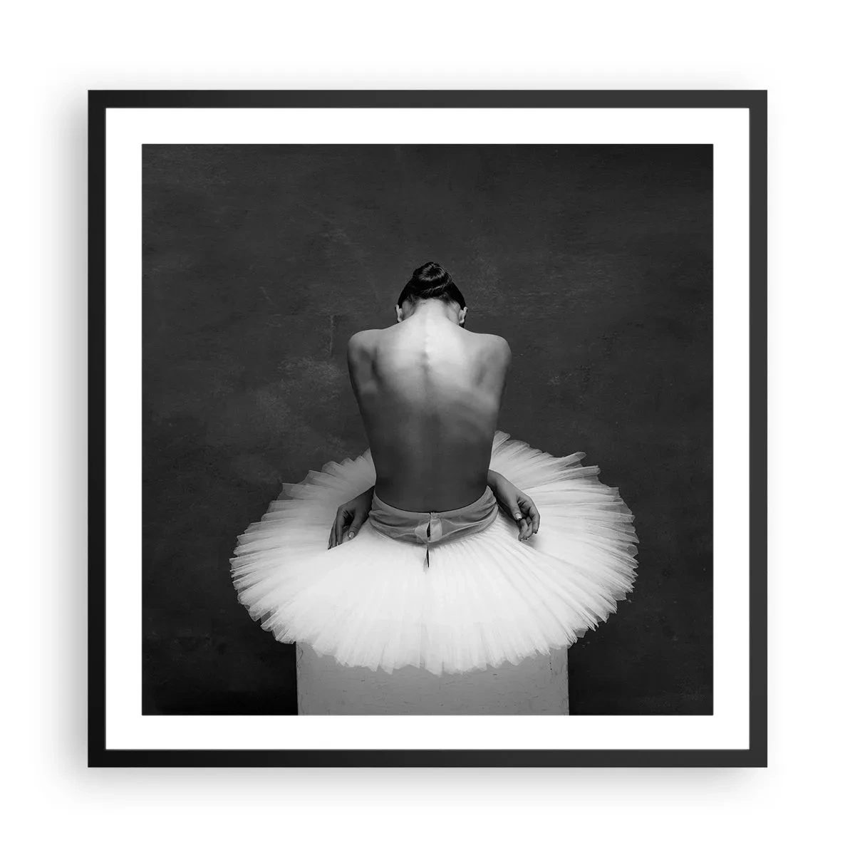 Poster in cornice nera - Fiorisce adesso - 60x60 cm