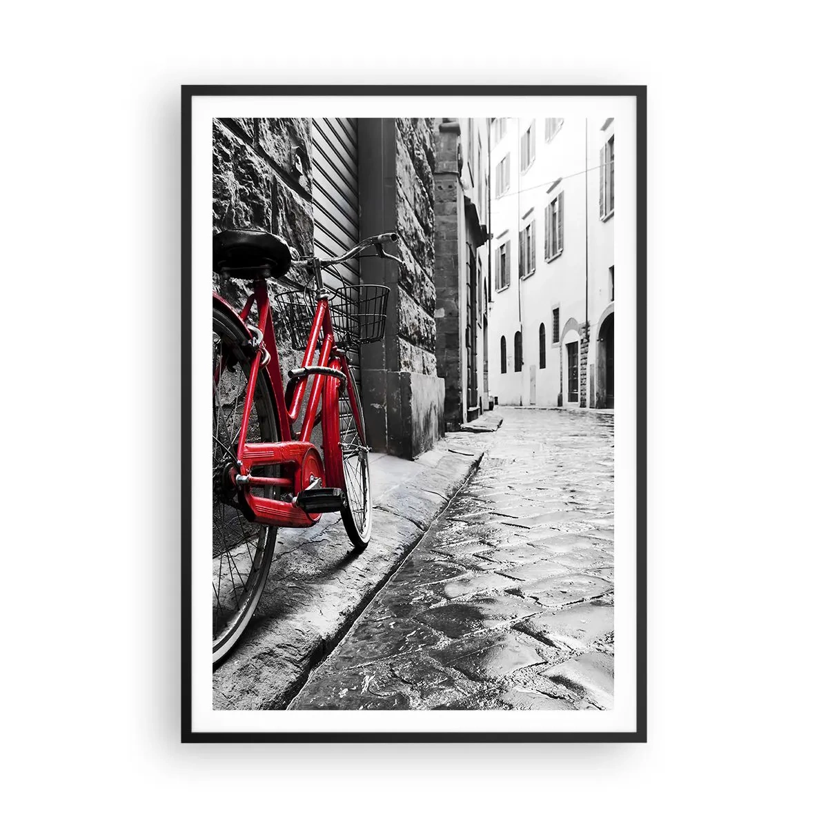 Poster in cornice nera - La vera bellezza non invecchia - 70x100 cm