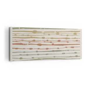 Quadro su tela - Stampe su Tela - La notazione musicale dei colori - 100x40 cm