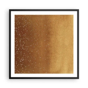 Poster in cornice nera - La nascita della luce - 60x60 cm