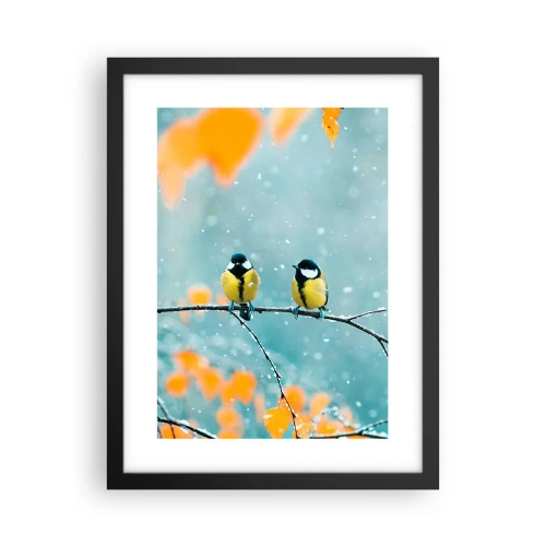 Poster in cornice nera - Pettegolezzi alati - 30x40 cm