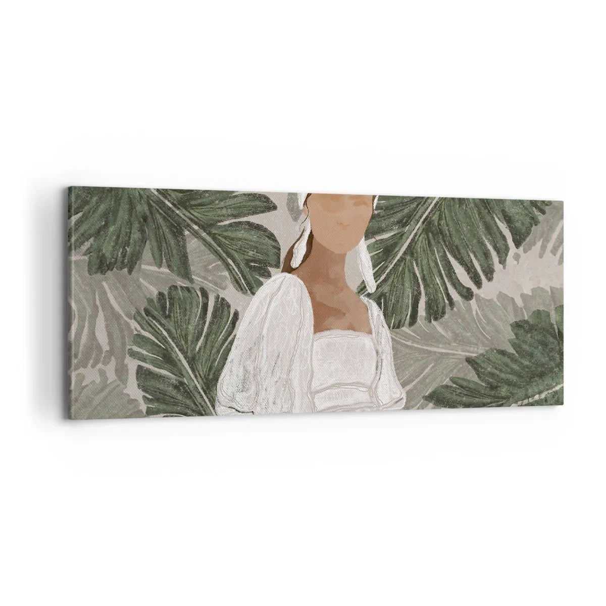 Quadro su tela - Stampe su Tela - Ritratto esotico - 100x40 cm