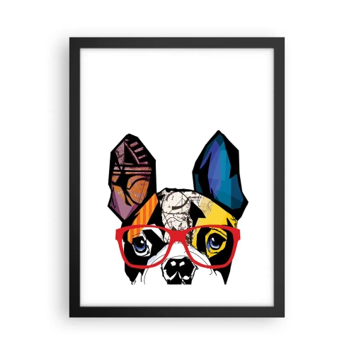 Poster in cornice nera - Intellettuale - 30x40 cm