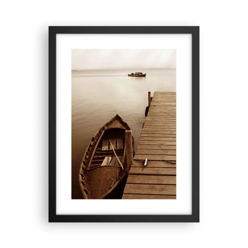 Poster in cornice nera - La grande pace - 30x40 cm
