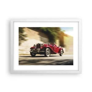 Poster in cornice bianca - Più bella della Nike di Samotracia - 40x30 cm