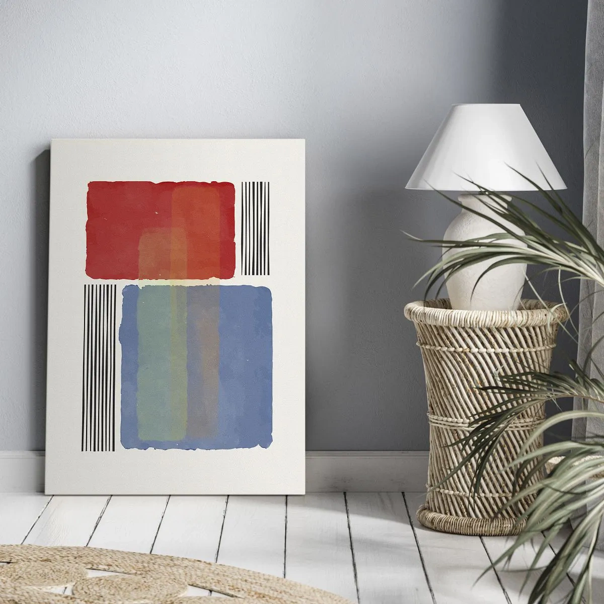 Quadro su tela - Stampe su Tela - Spirito e lettera della geometria - 45x80 cm