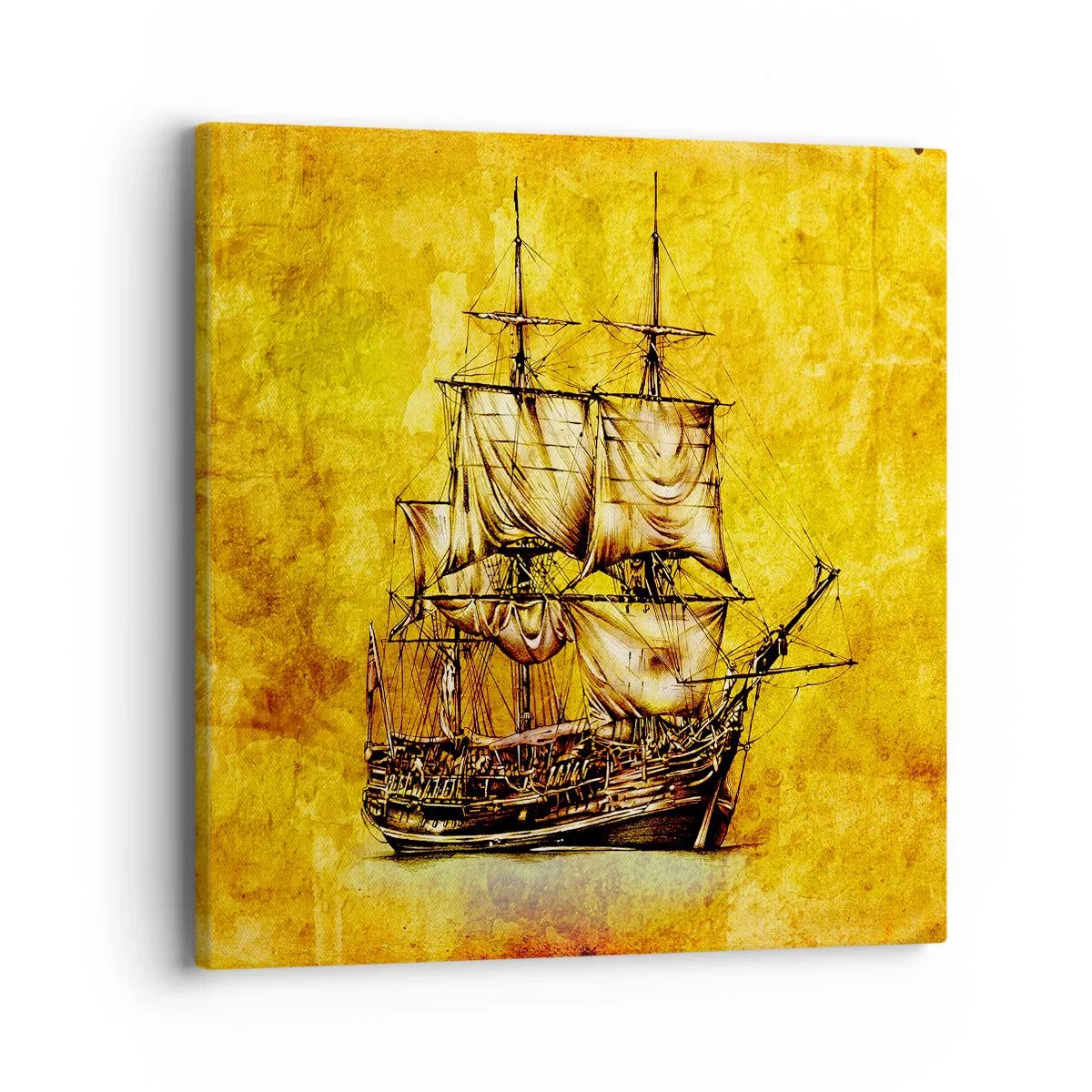 Quadro su tela - Stampe su Tela - Verso la Tortuga! - 40x40 cm