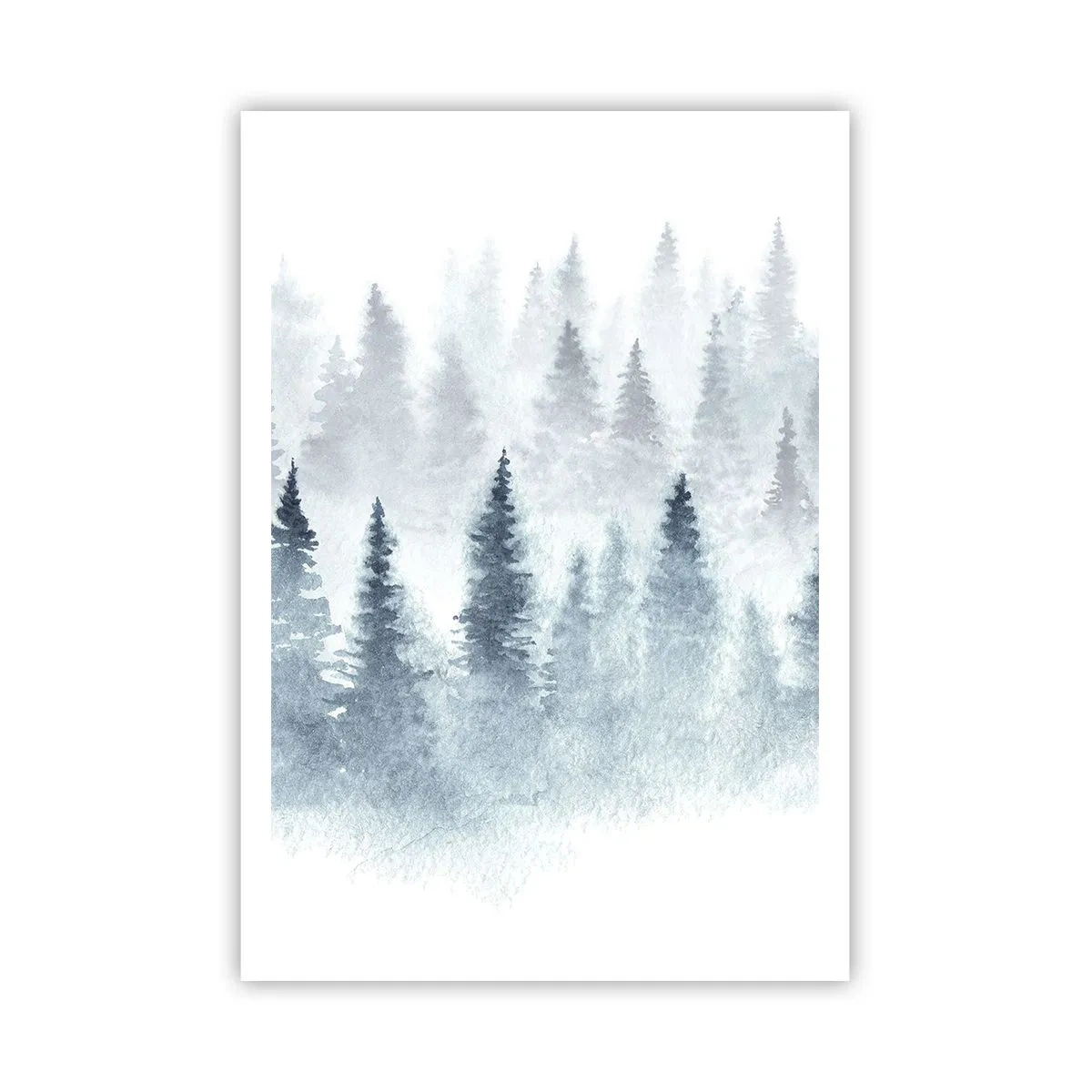 Poster - Avvolti nella nebbia - 70x100 cm