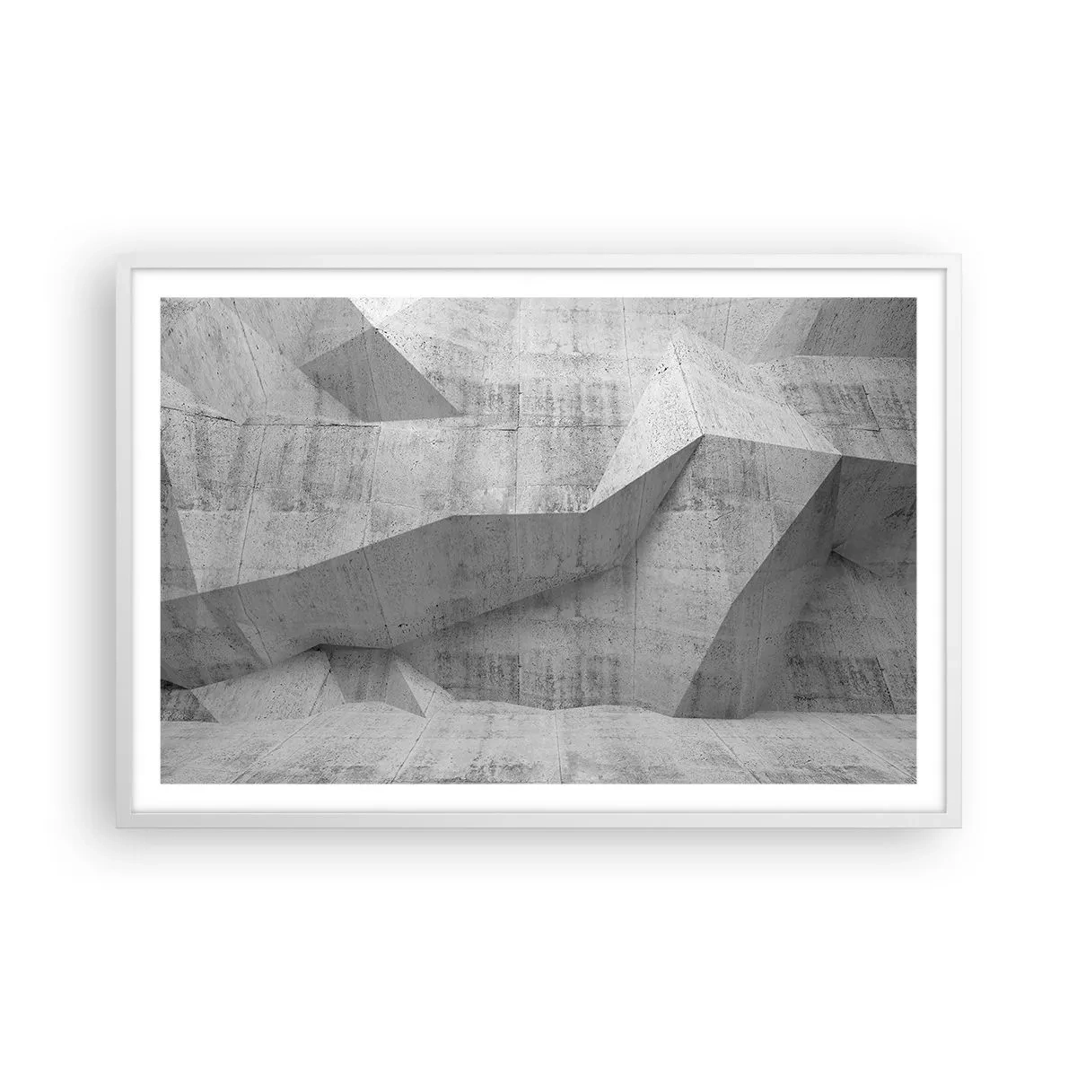 Poster in cornice bianca - Una vera sfida - 91x61 cm