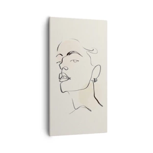 Quadro su tela - Stampe su Tela - Sguardo fiero - 55x100 cm