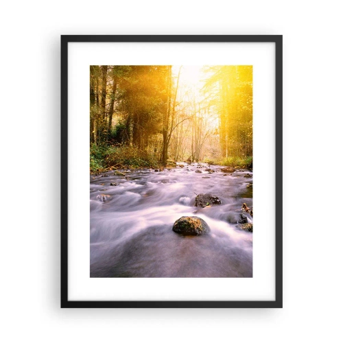 Poster in cornice nera - Malachite in cornice oro-argento - 40x50 cm