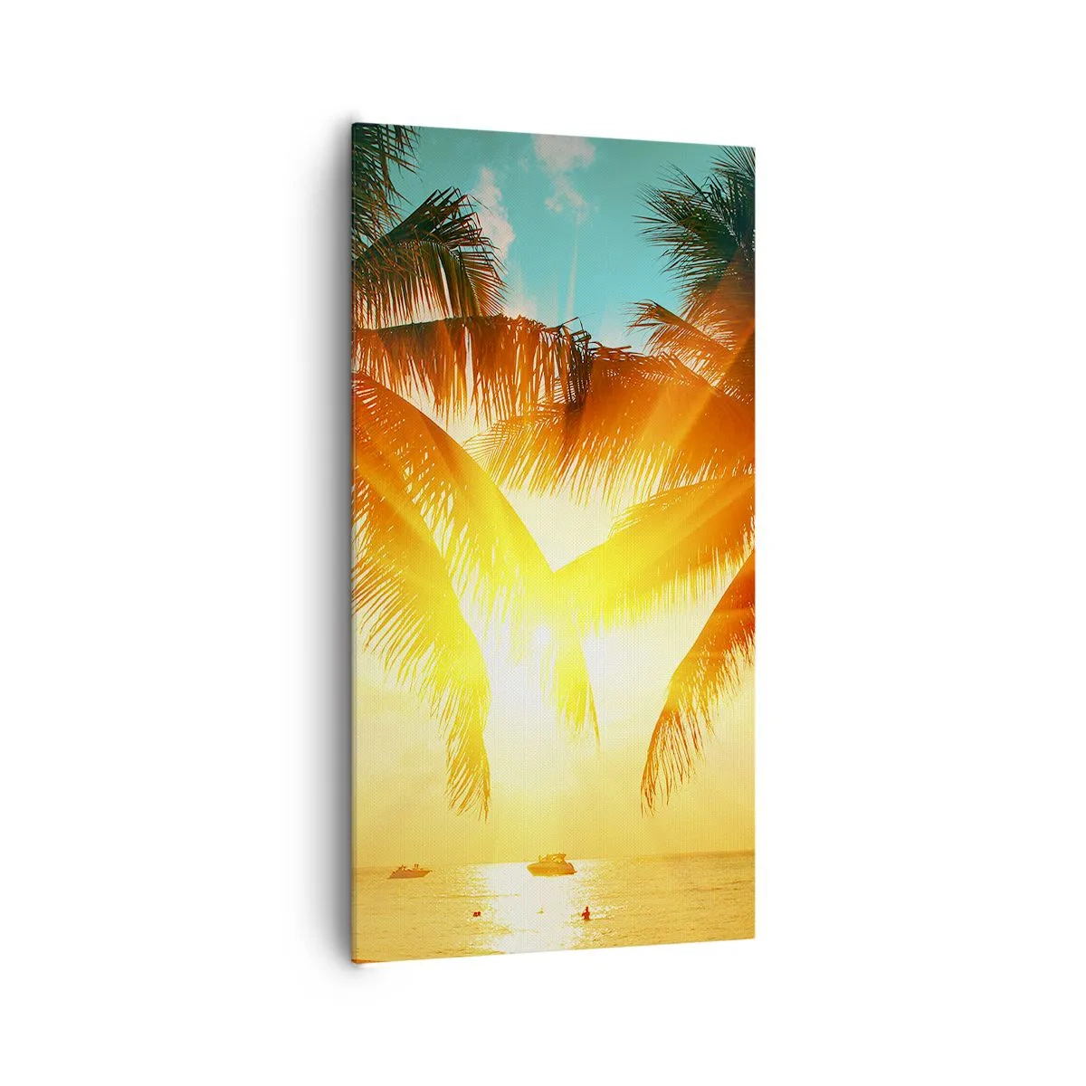 Quadro su tela - Stampe su Tela - Coppia esotica - 65x120 cm