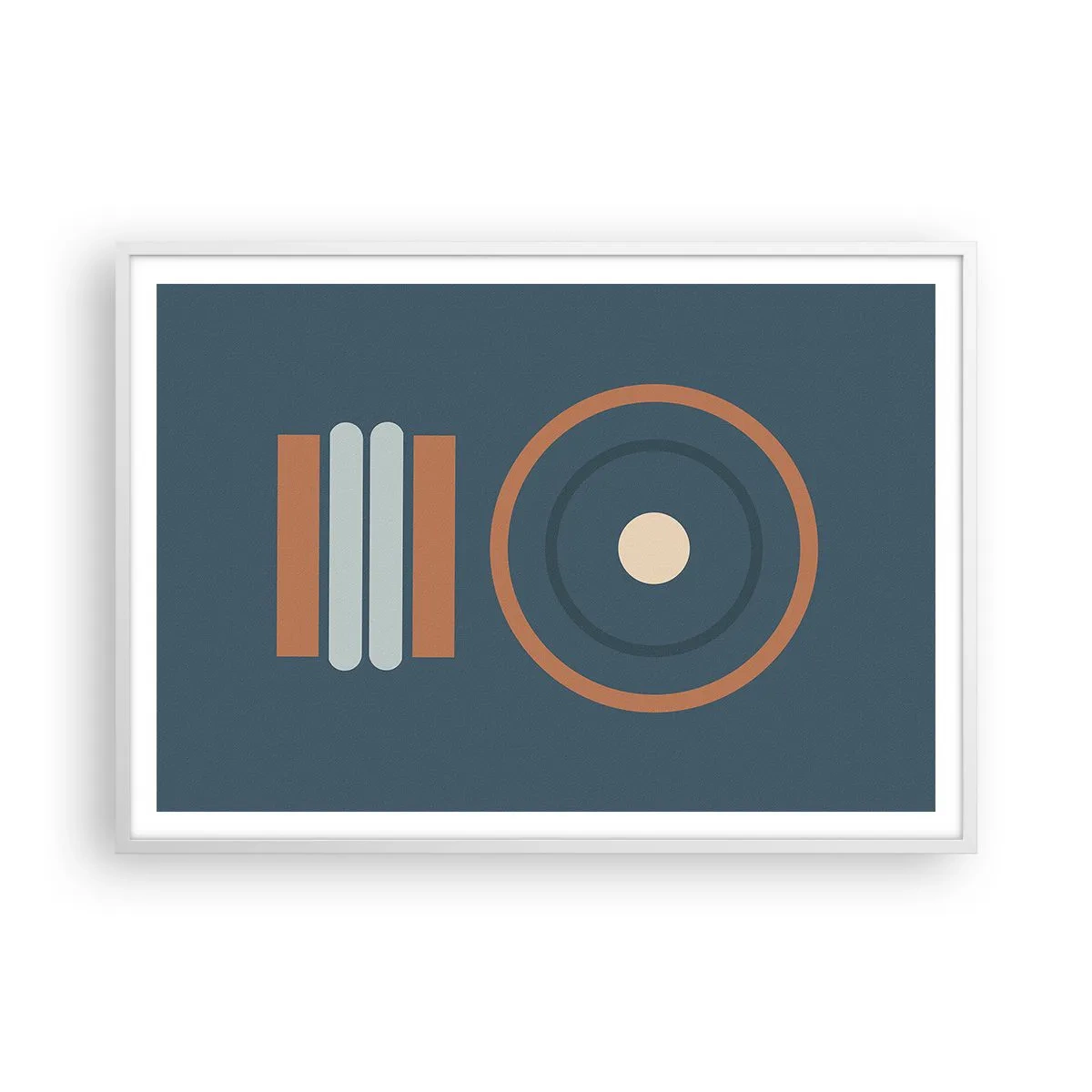 Poster in cornice bianca - L'essenza delle cose - 100x70 cm