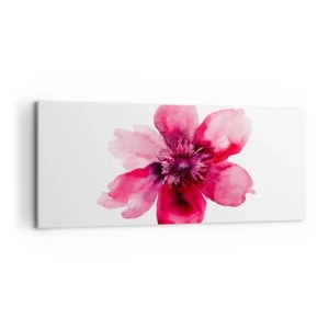 Quadro su tela - Stampe su Tela - Bacio profumato al carminio  - 100x40 cm