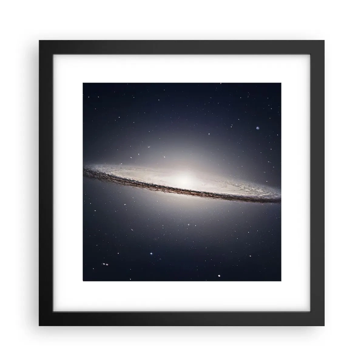 Poster in cornice nera - Tanto tempo fa in una lontana galassia... - 30x30 cm