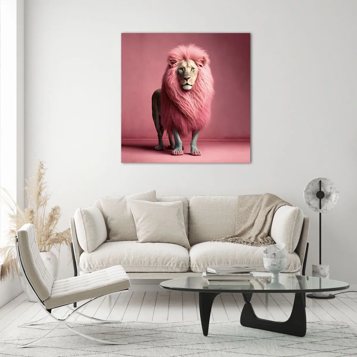 Quadro su vetro - E non mette più paura - 70x70 cm