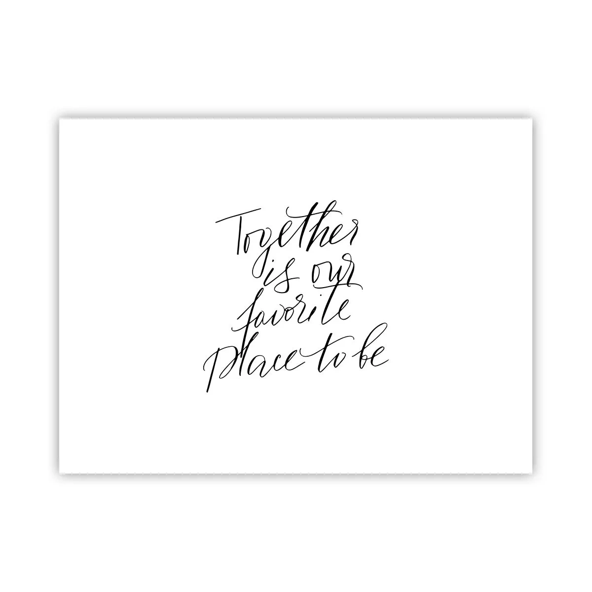 Poster - Anche tu lo senti? - 40x30 cm