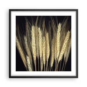 Poster in cornice nera - Magia rustica - 50x50 cm